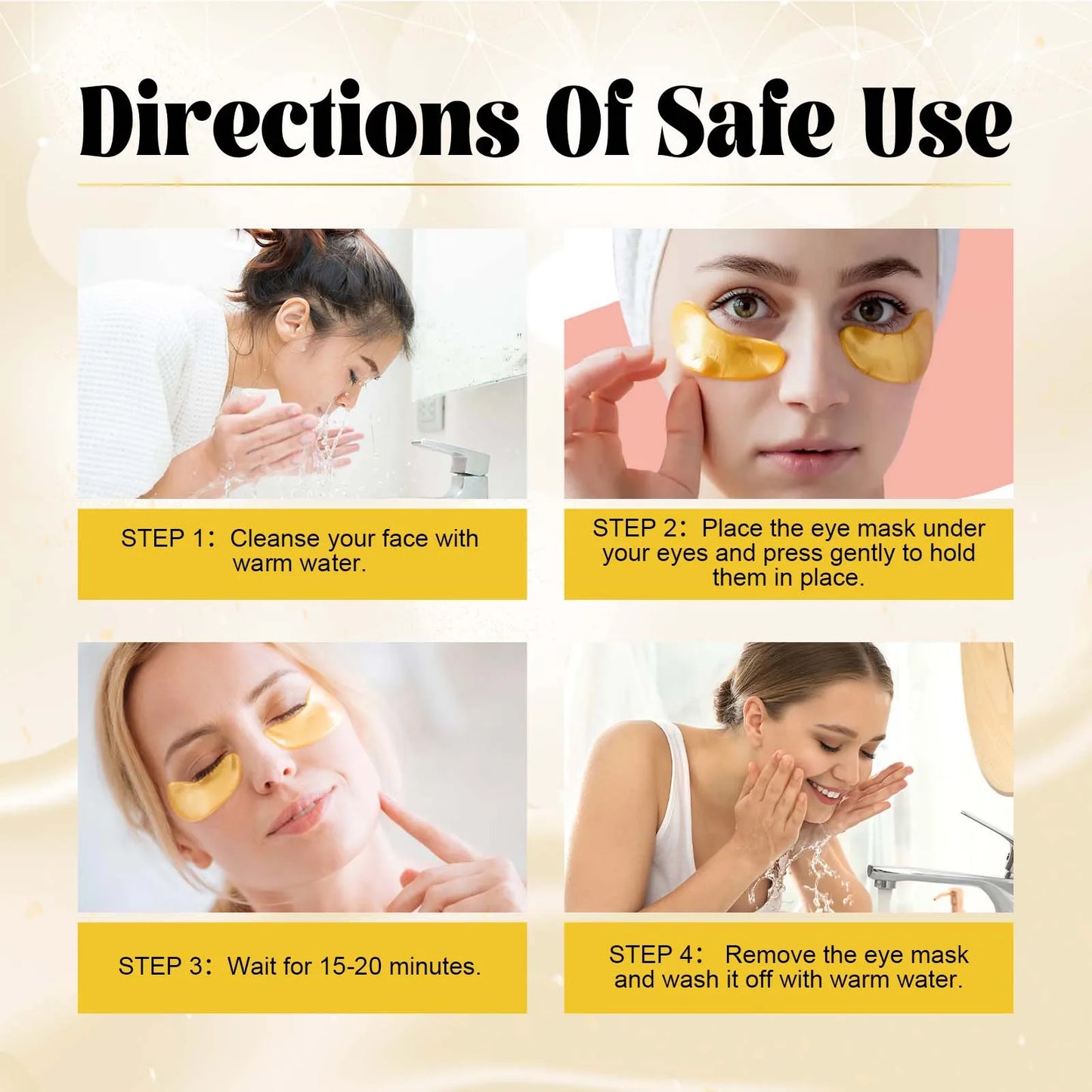 Retinol Eyes Mask Moisturizing Remove Dark Circles