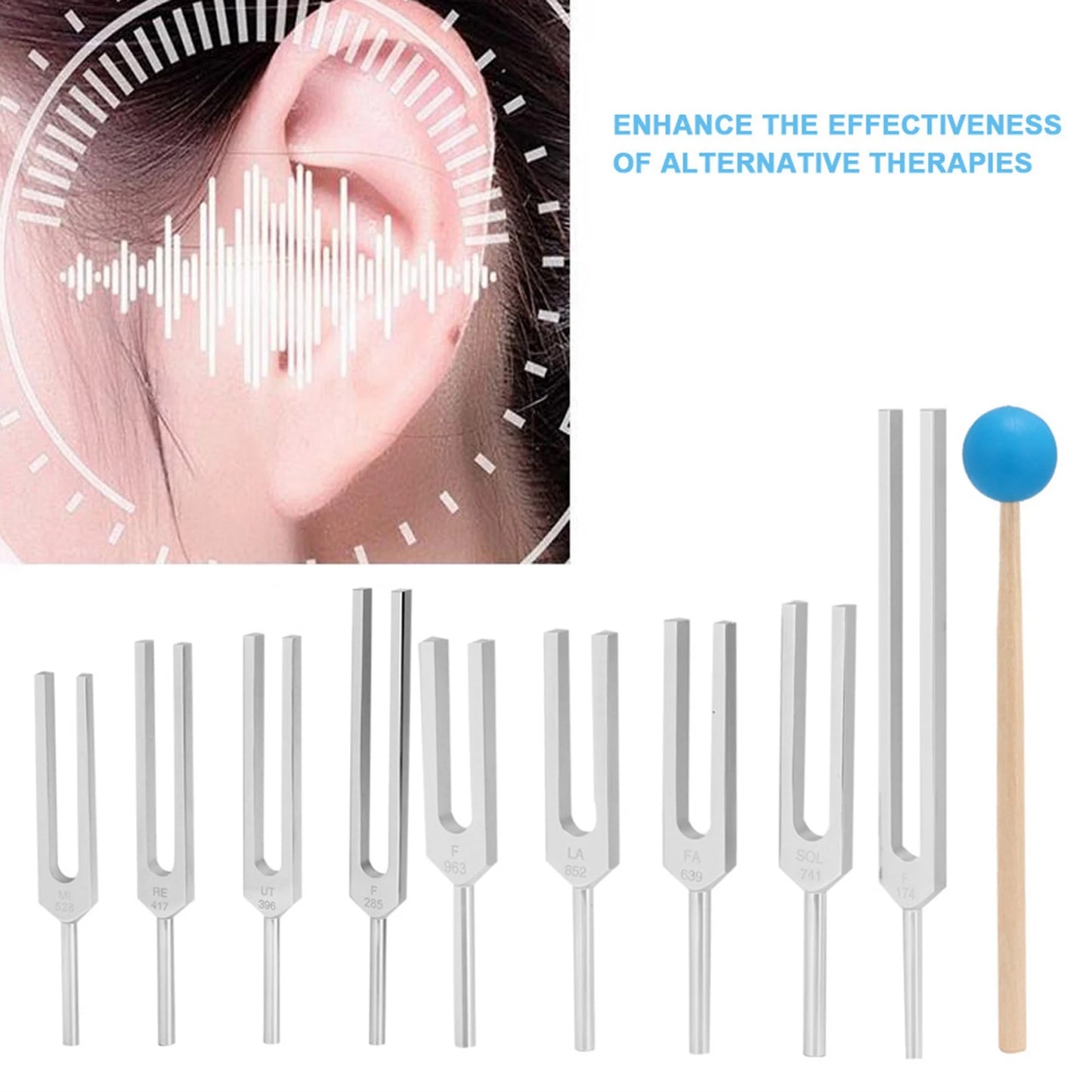 Tuning Fork Sound Healing Tool Set