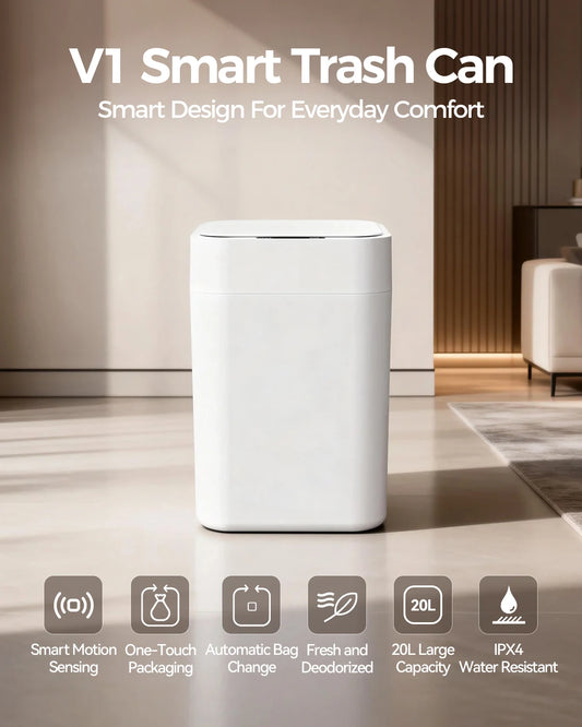 20L Automatic Self Changing Self Bagging Smart Trash Can