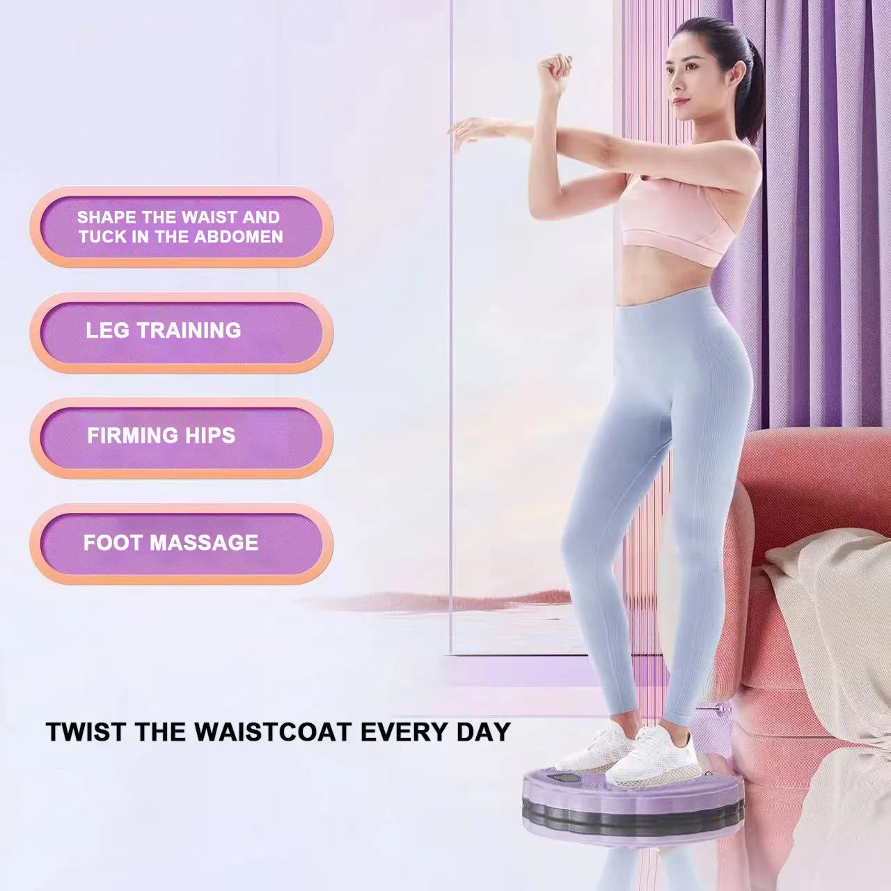Waist Twisting Disc Magnetic  Abdomen Trainer