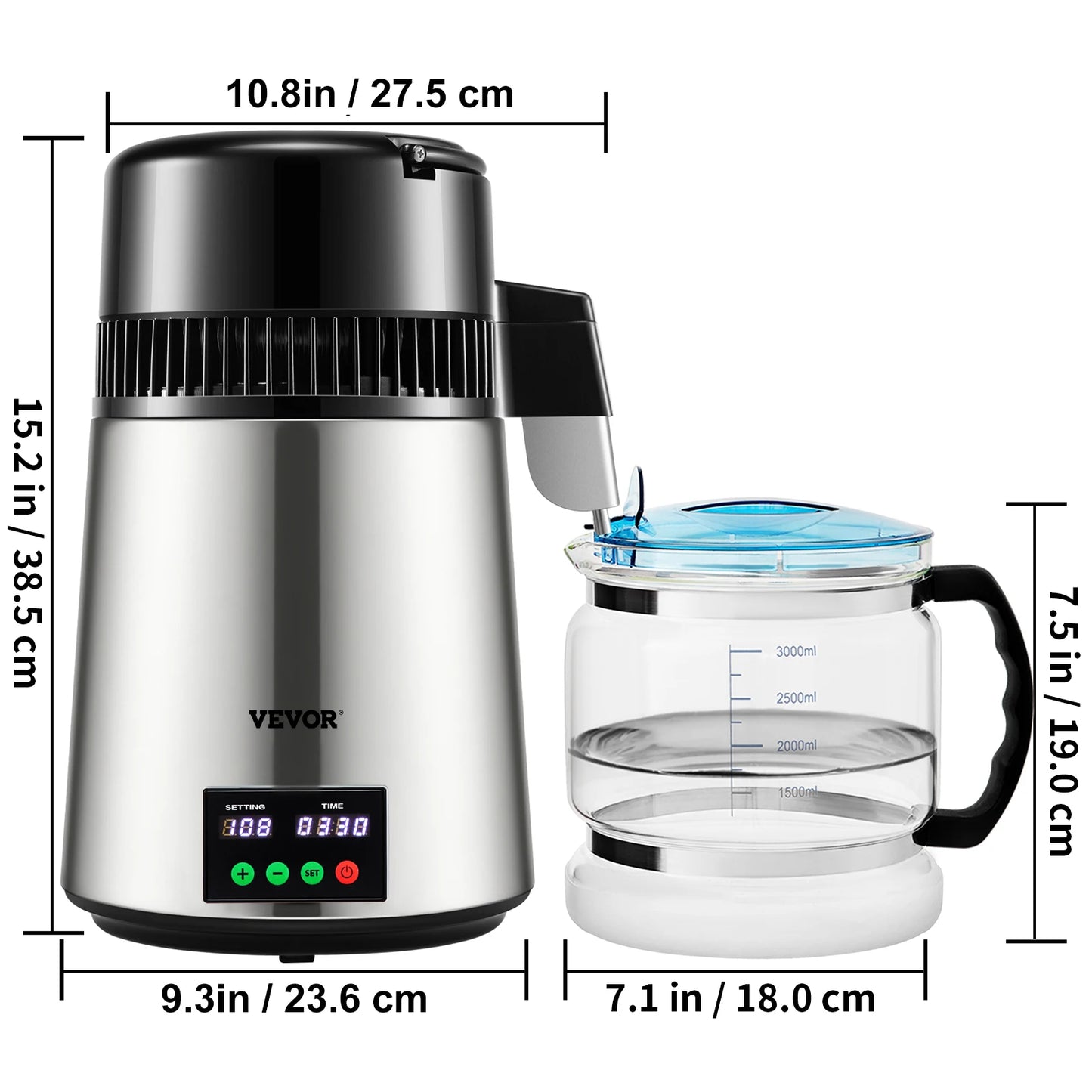4L Water Distiller Purifier Filter