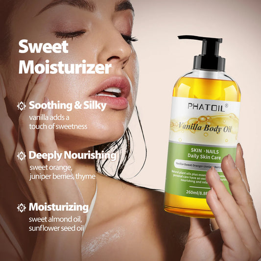 Body Oil For Skin Care Massage