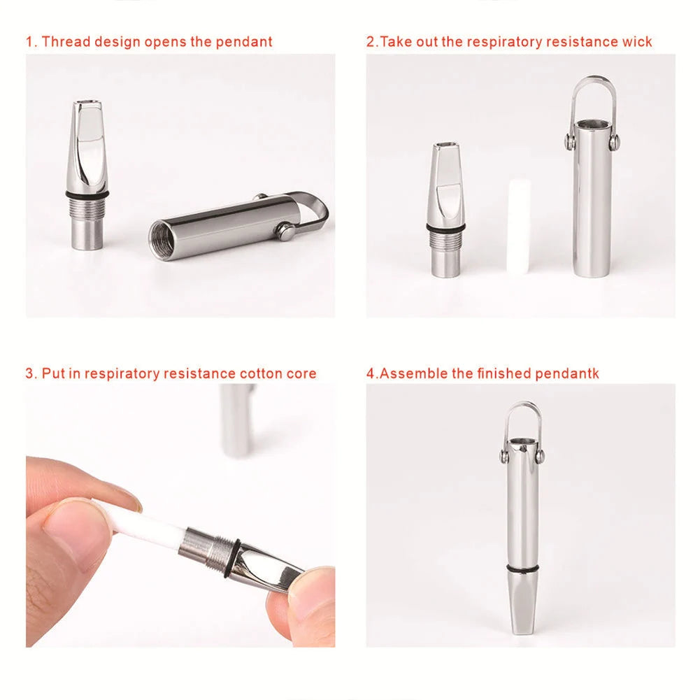 Breathing Necklace Smoking Cessation Tool