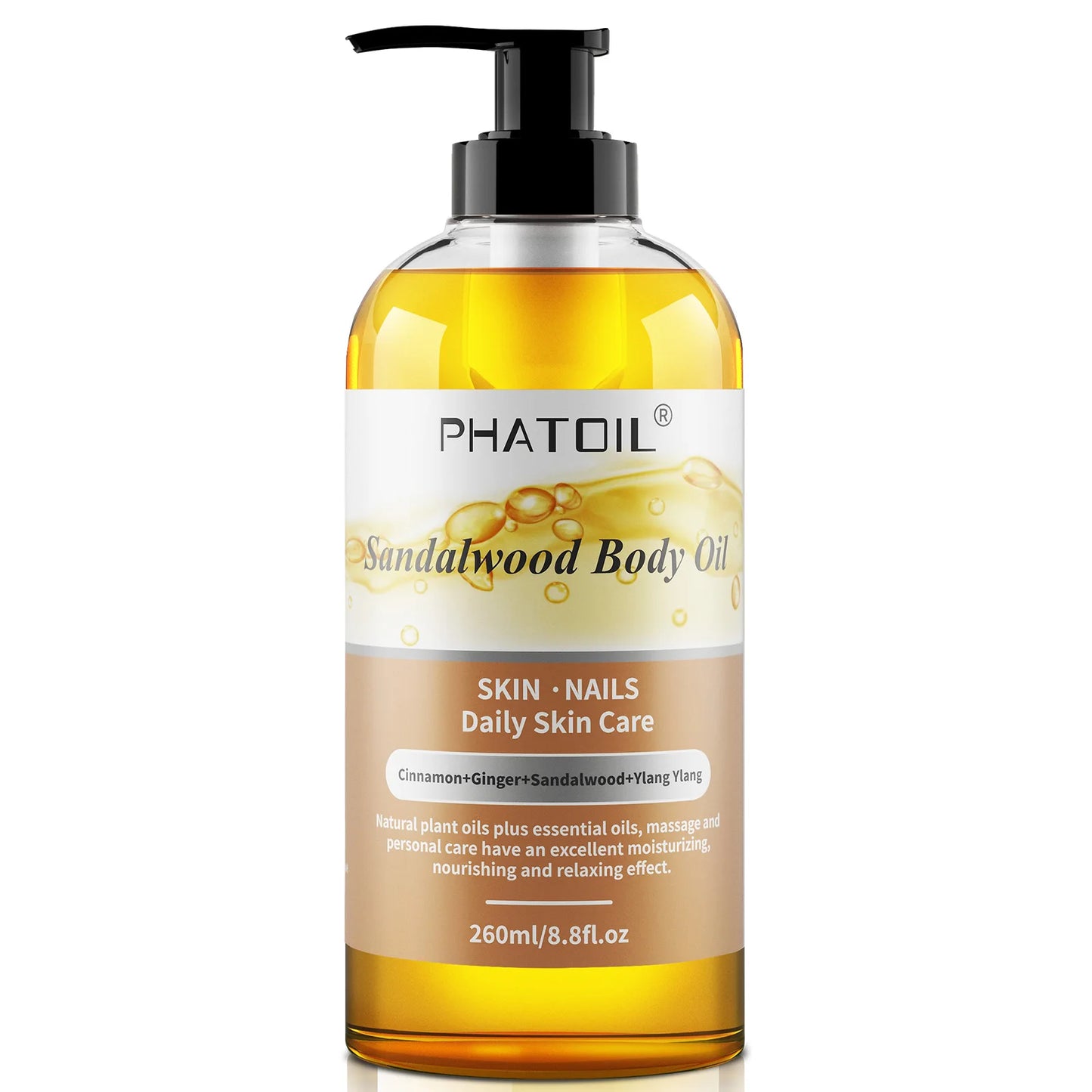Body Oil For Skin Care Massage