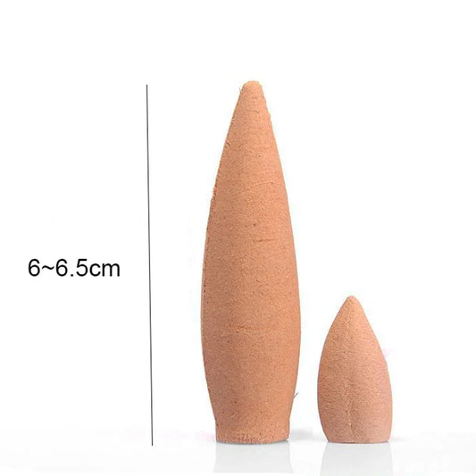 Natural Oversized Backflow Incense Cones 30 Minutes
