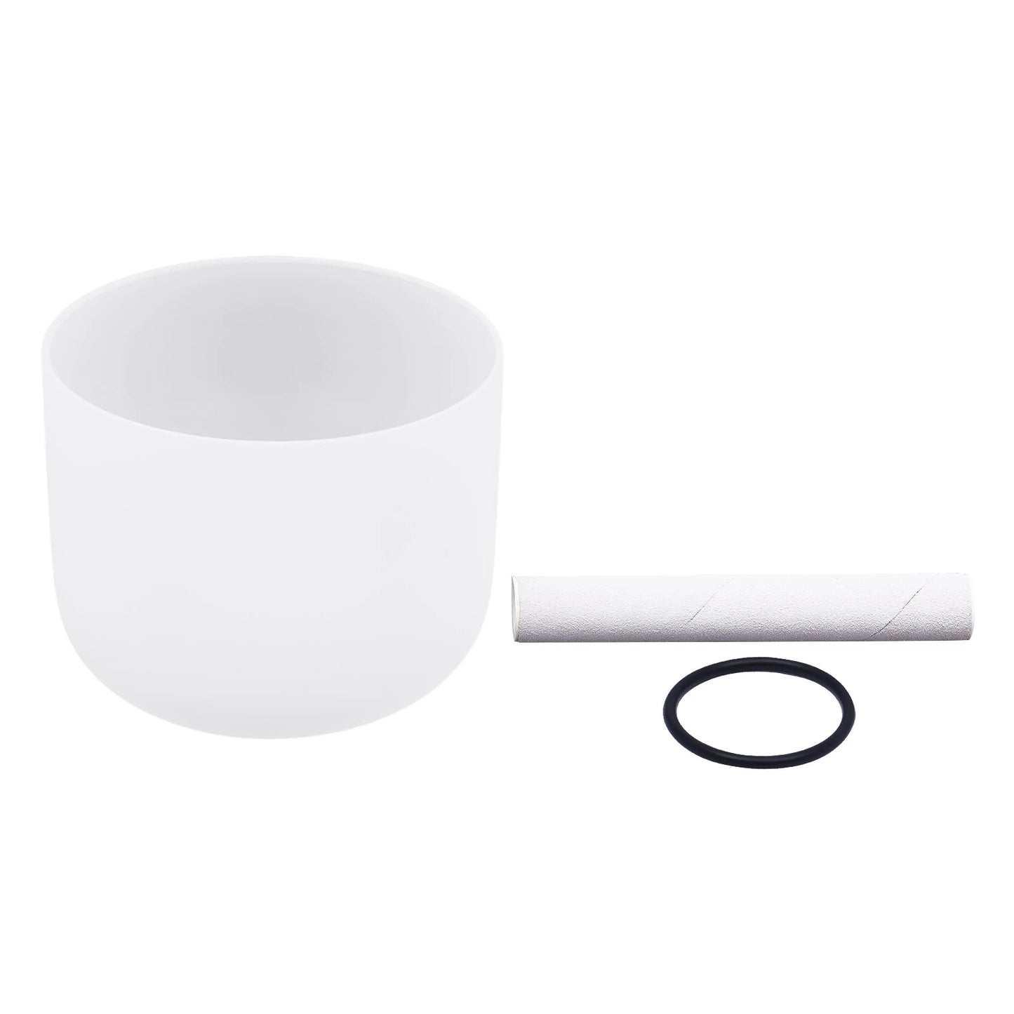 Sound Healing Frosted Quartz Crystal Singing Bowl