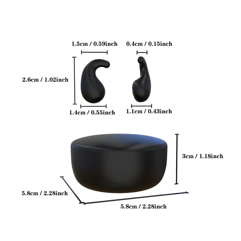 Bluetooth Wireless Sleeping Earphones Headphones