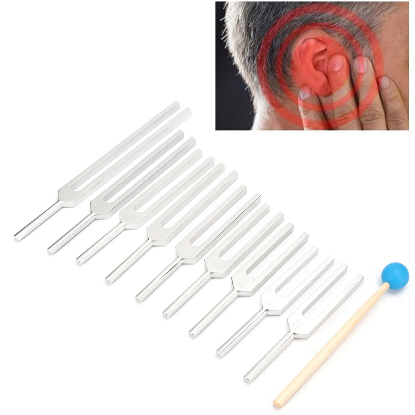 Tuning Fork Sound Healing Tool Set