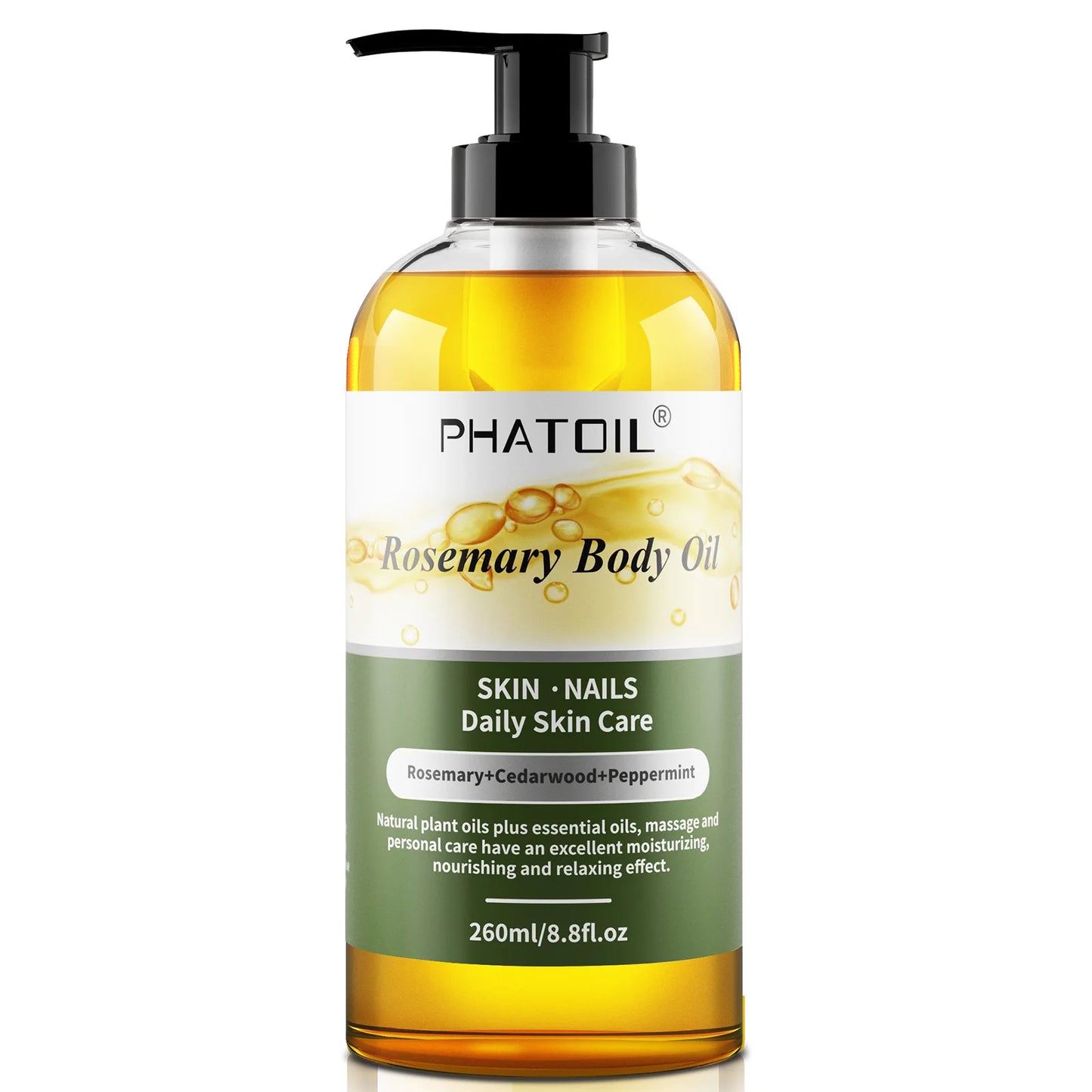 Body Oil For Skin Care Massage