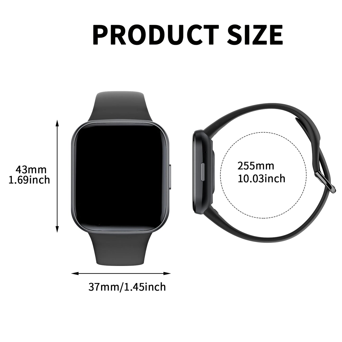 Smart watch, wireless calling /dial, for iPhone/Andriod