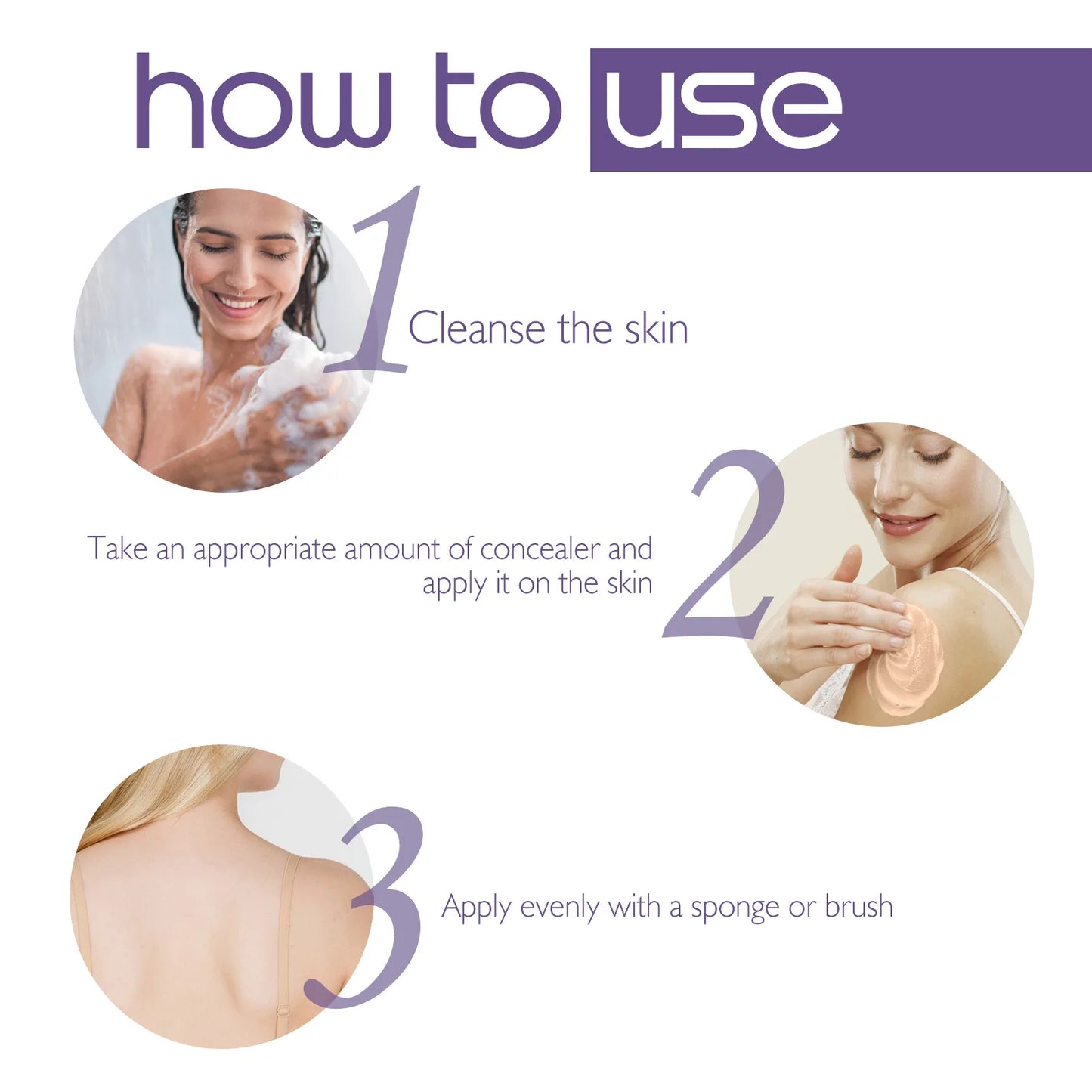 Concealer Full Coverage Waterproof  Makeup Base Foundation