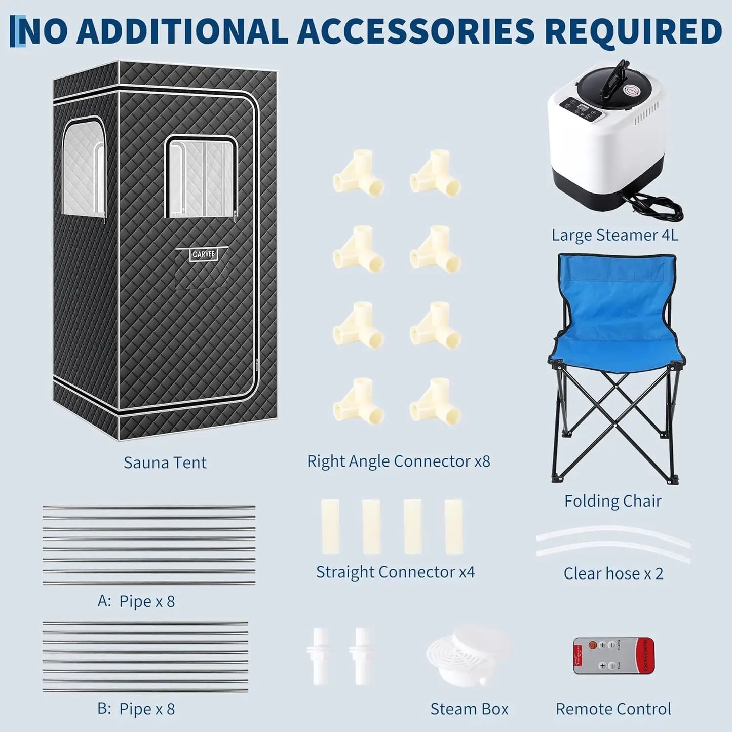 Portable Home Sauna Box With Remote Control