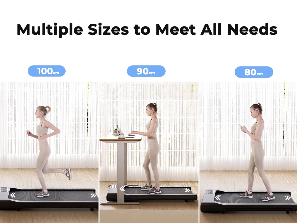 Anti-Slip Shock Absorption Portable Treadmill