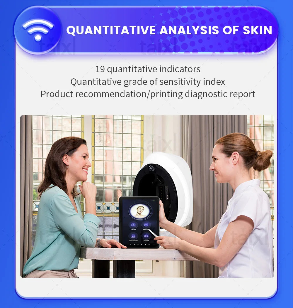 3D Mirror Skin Analysis Spectral Imaging