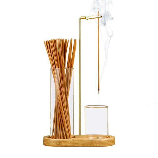 2 in 1 Incense Burner Incense Burne - Glass Ash Catcher