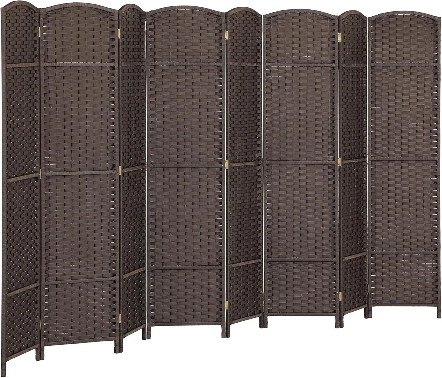 Room Divider, 8 Panel Folding Privacy Screen