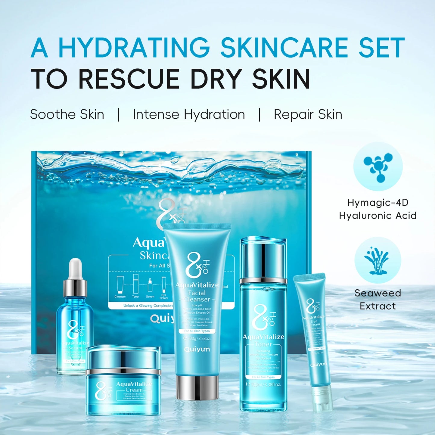 H₂O Skincare Set Deep Hydration