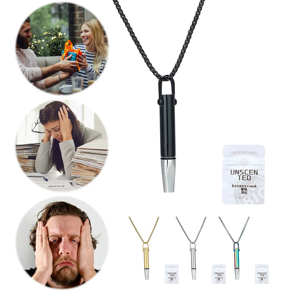 Breathing Necklace Smoking Cessation Tool