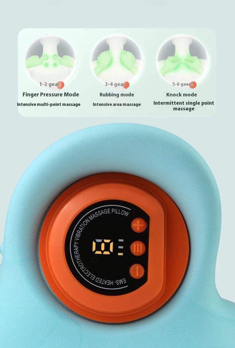 Electric Neck Massager with Pillow Shape