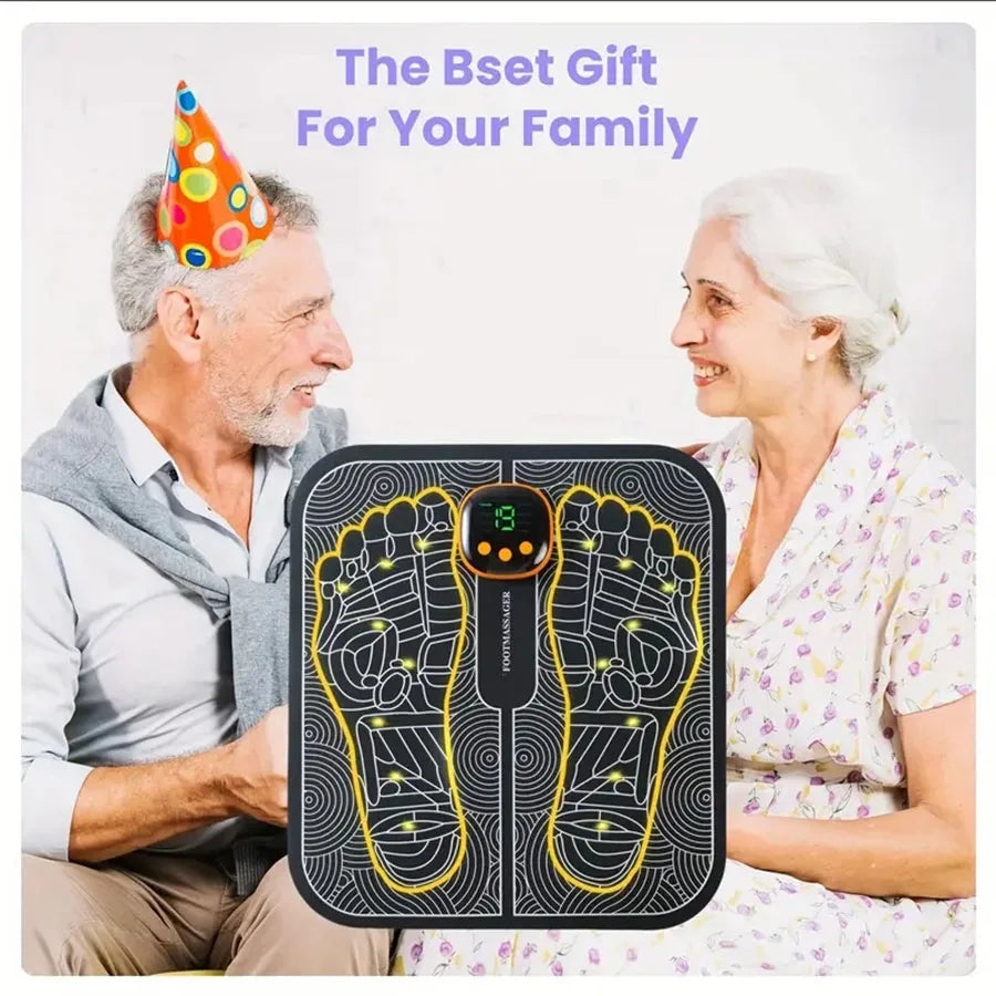 EMS Foot Massager for Muscle Relaxation LCD