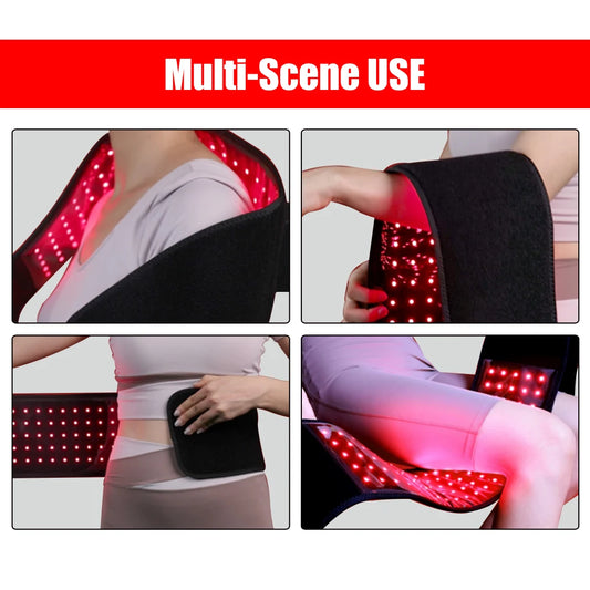 Red Light Therapy Belt for Body, Relaxing Muscle, Inflammation, Improve Circulation