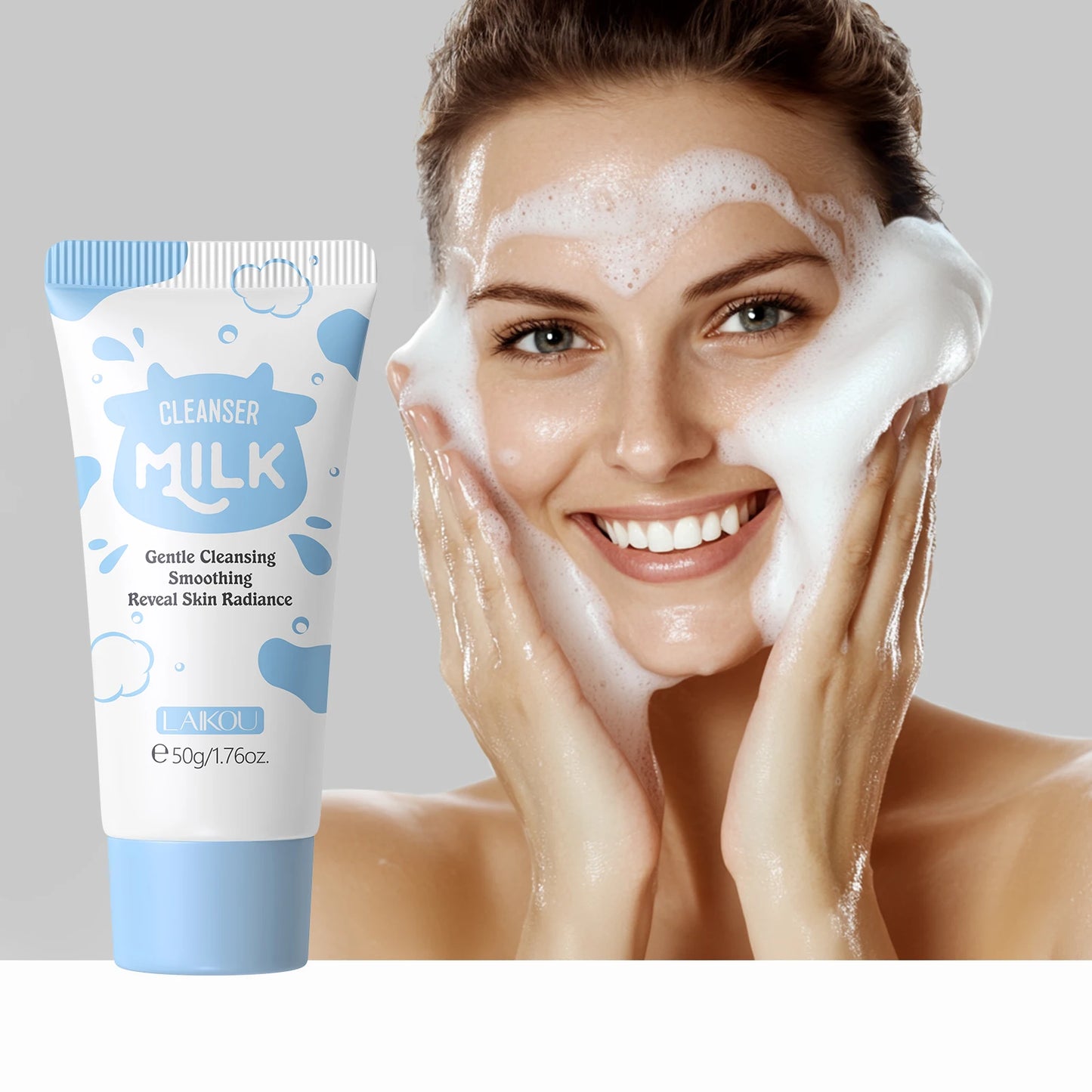 Milk Skincare Set Softening Serum Gentle Cleanser