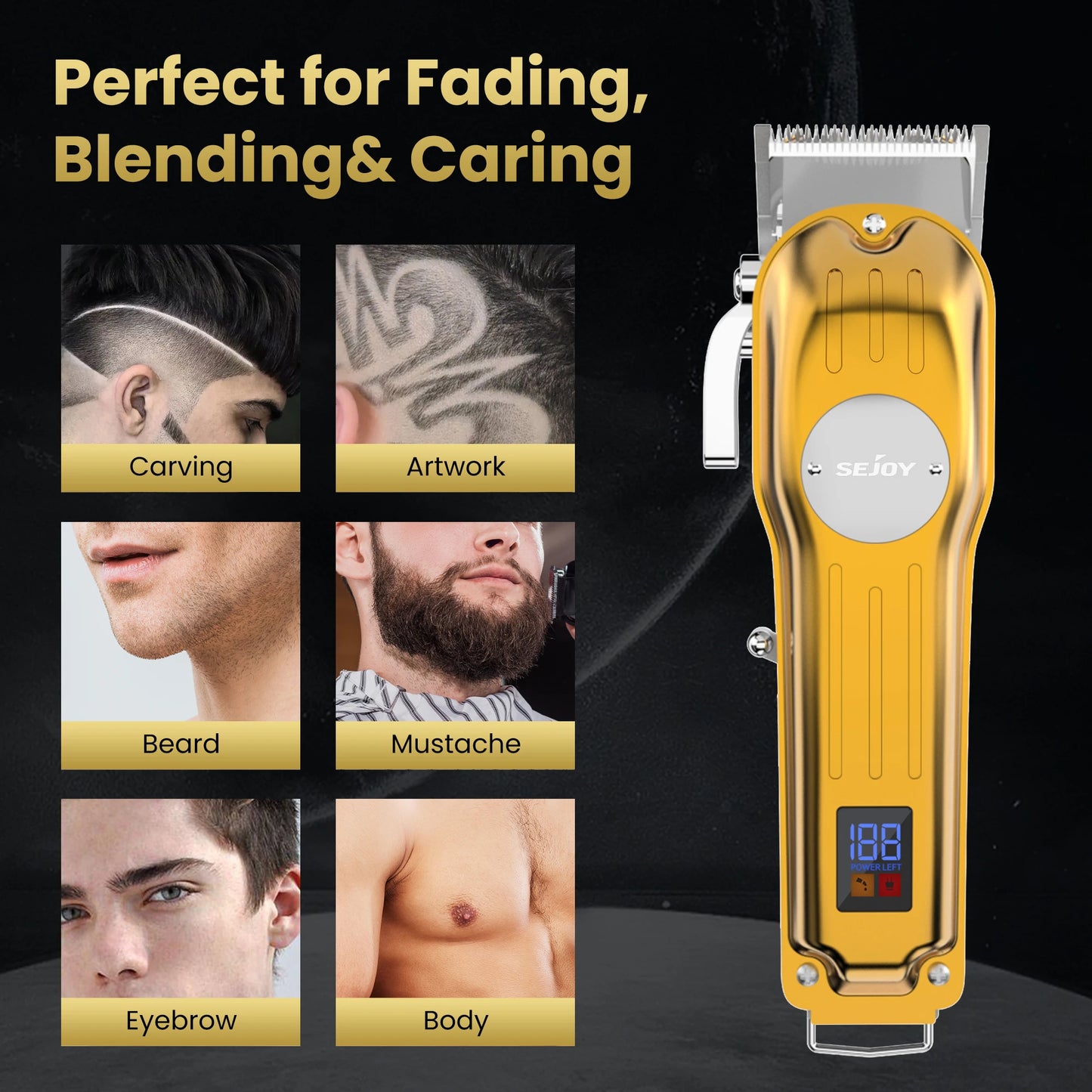Professional Combo Kits Hair Electric  Clipper