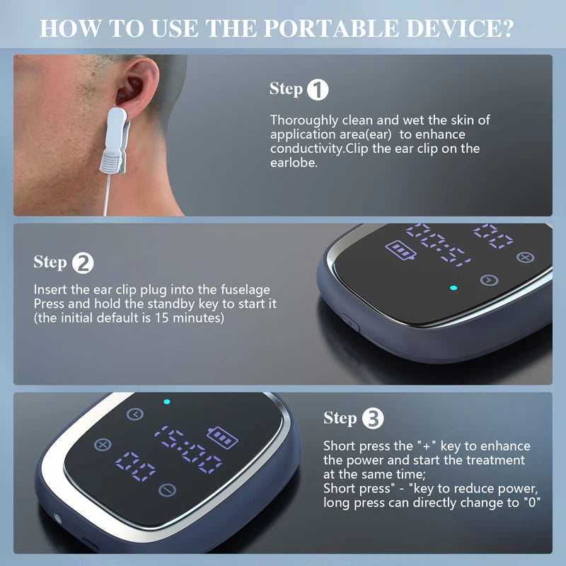 Sleep Aid Device CES Stimulation Therapy