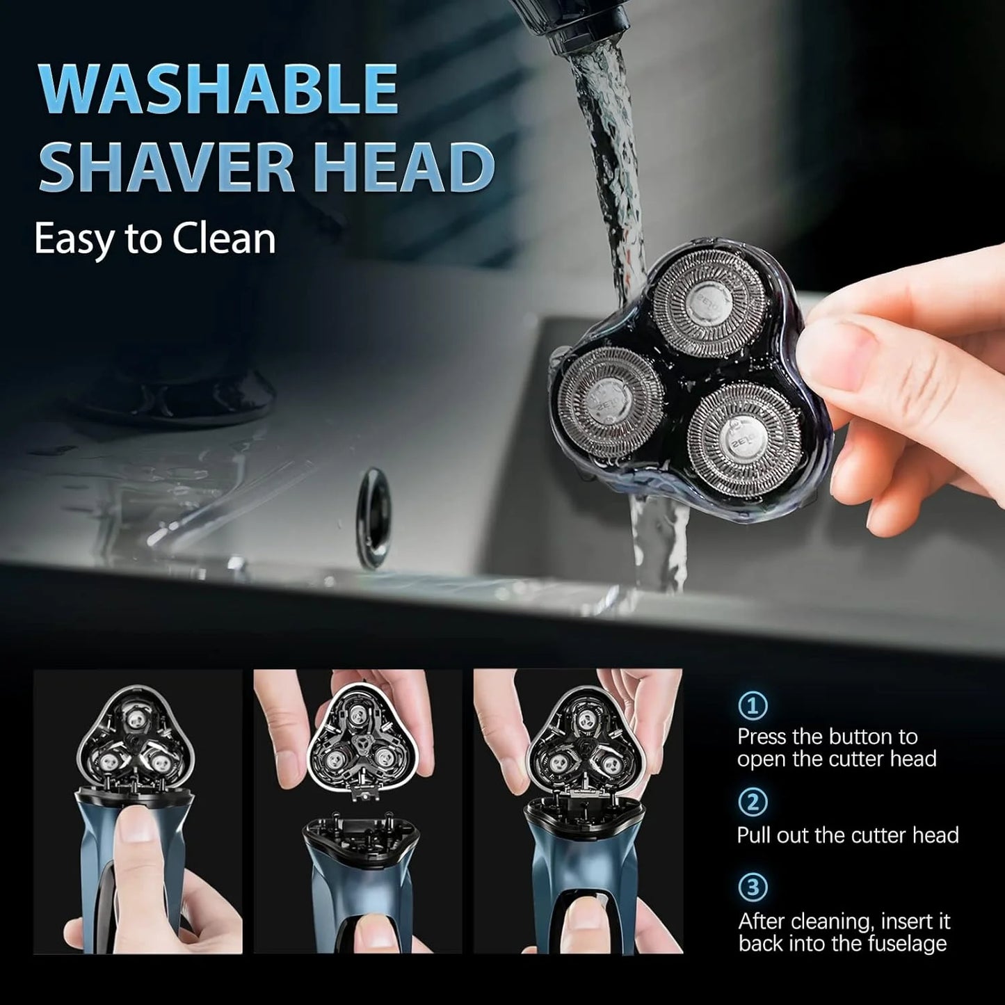 Electric Razor for Men Rechargeable