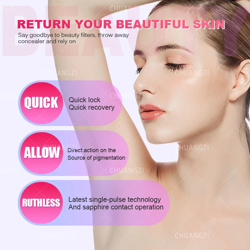 Professional OPT IPL Permanent Hair Removal Machine