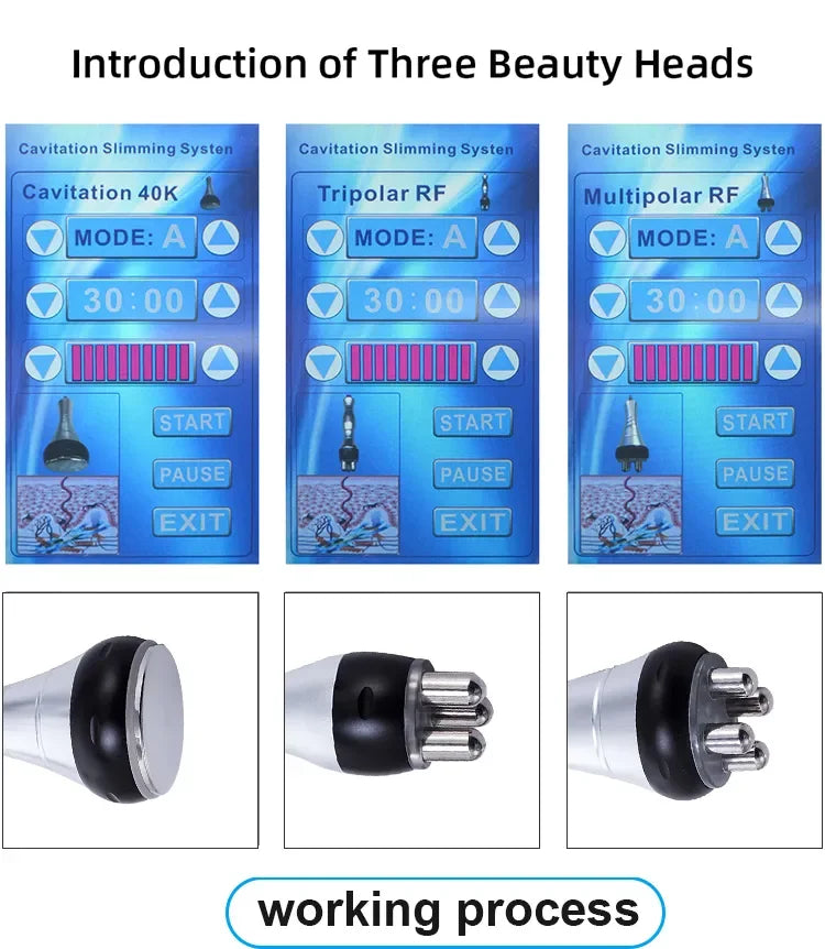 3 in1 Ultrasonic Body Slimming Machine
