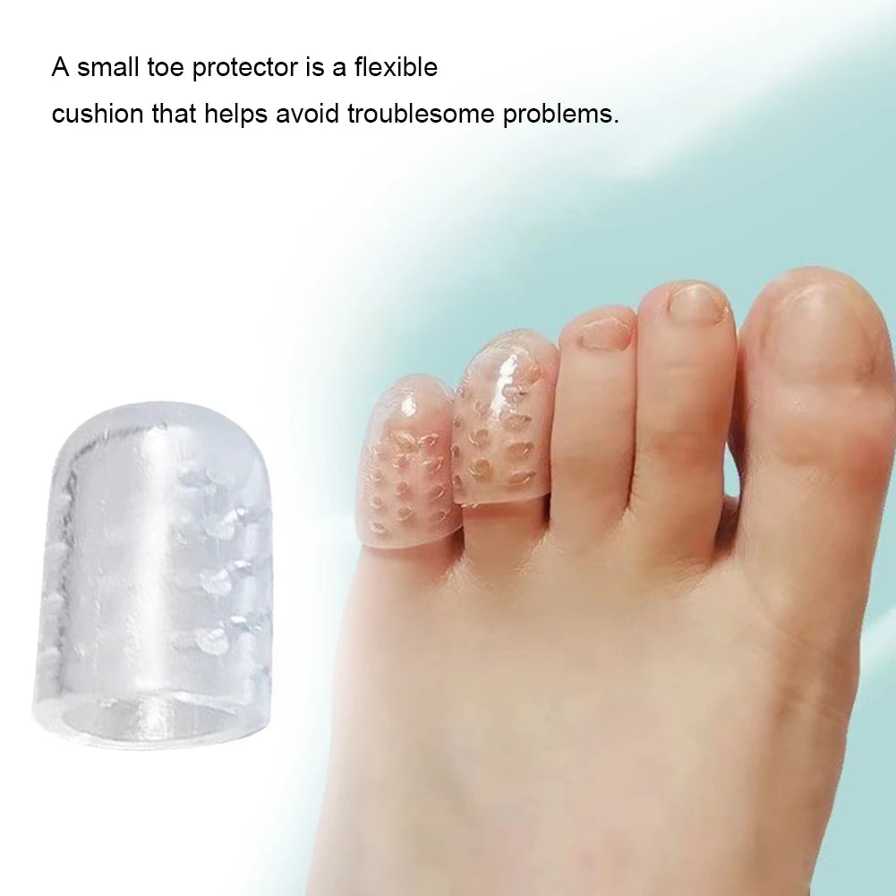2pcs Toe Protector Breathable Silicon Resin