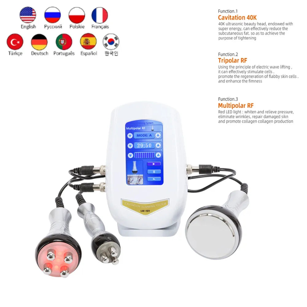 3 in1 Ultrasonic Body Slimming Machine