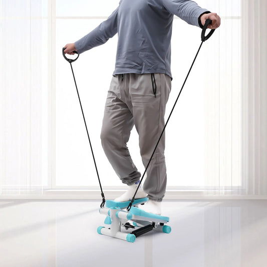 Stepper Exercise Machine with Resistance Bands