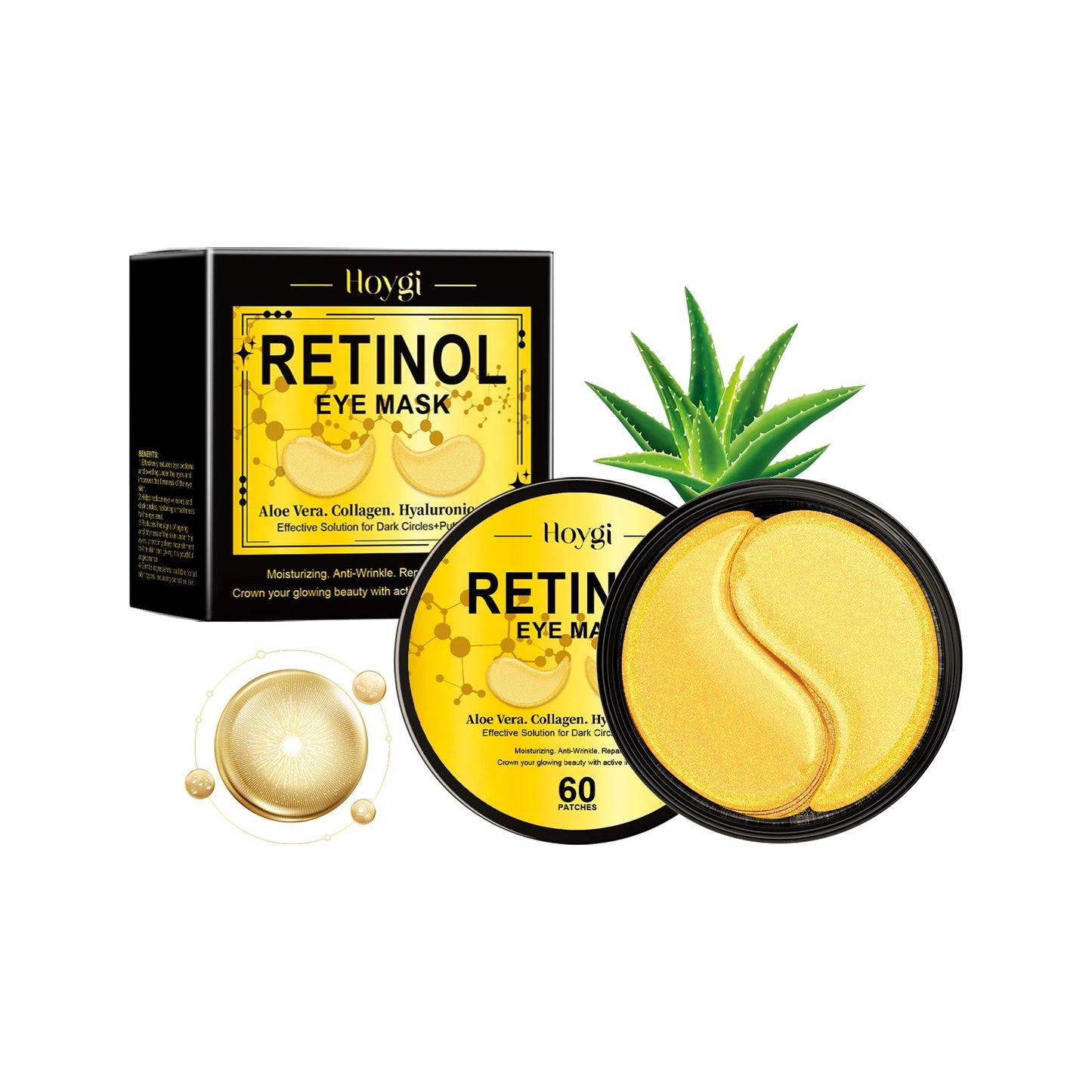 Retinol Eye Mask Moisturizing Removes Dark Circles