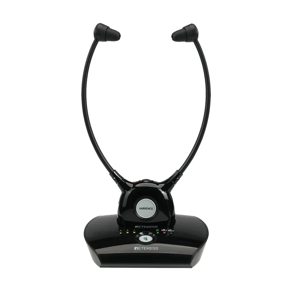 TV Hearing Aid Headphone Wireless Headset System