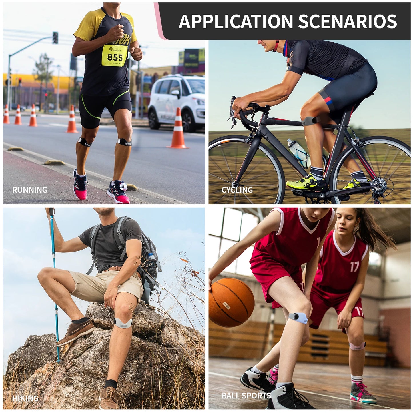 Silicone Patellar Tendon Support Strap - Knee Pain