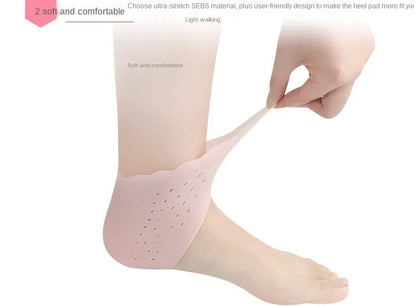 Silicone Socks Moisturizing Gel Heel Open Toe