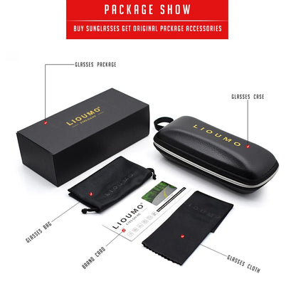 Polarized Discoloration Aviation Sunglasses Day/Night Safe VisionWellness