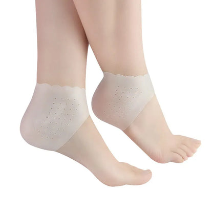 Silicone Socks Moisturizing Gel Heel Open Toe