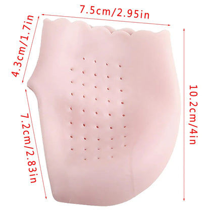 Silicone Socks Moisturizing Gel Heel Open Toe