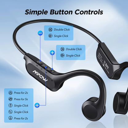 Headphones Bluetooth Open Ear Wireless Bone Conduction