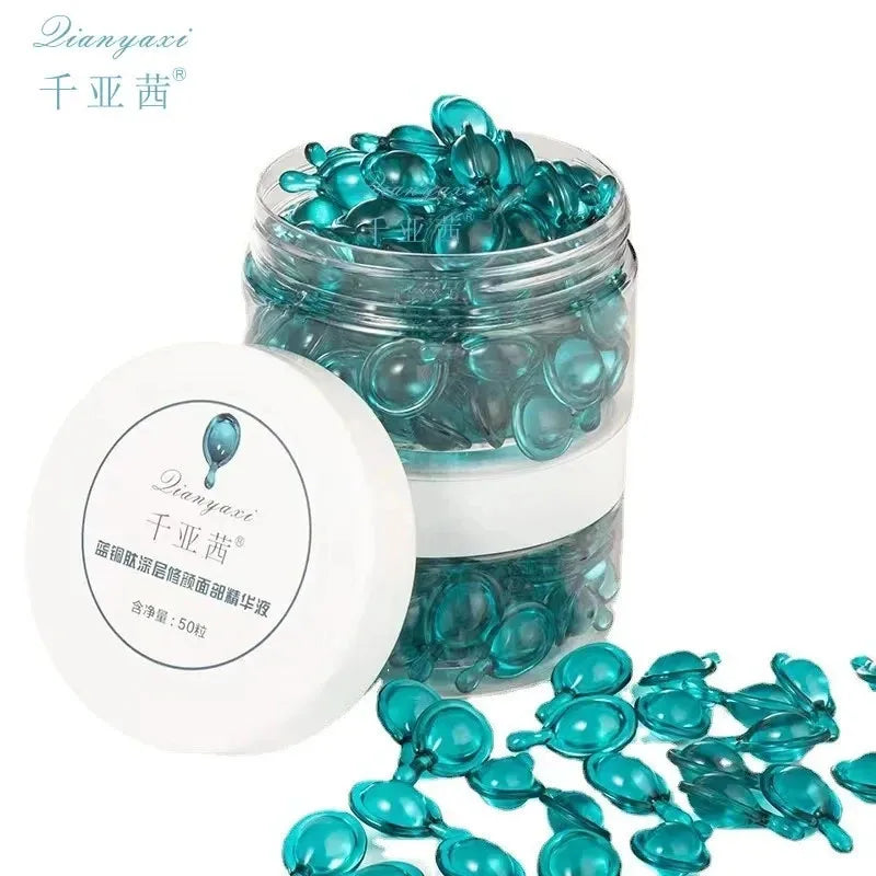 **“Blue Copper Peptide Capsules for Firm, Radiant Skin”**