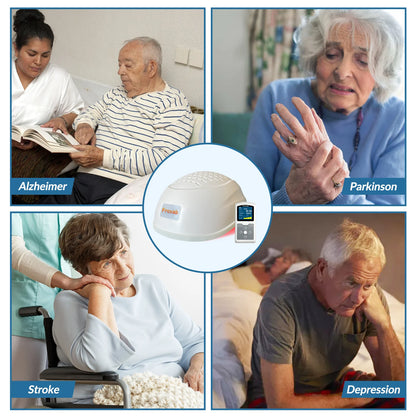 Photobiomodulation Brain Helmet Non-Invasive Infrared Light Therapy