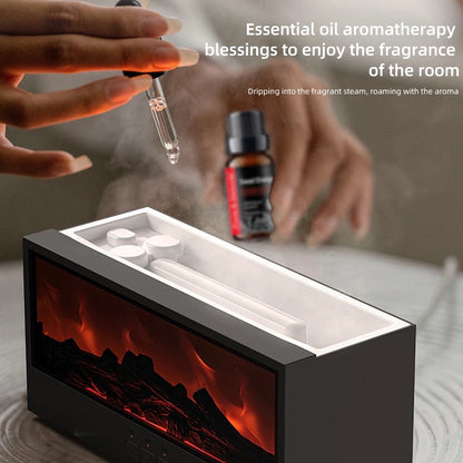 Fireplace Diffuser Essential Oil Colorful Flame Fire