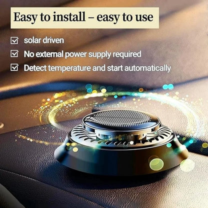 Aromatherapy Solar Auto Rotating Car Air Freshener