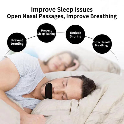 Mouth Tape to Stop Snoring  + Allergenic Nose Strips