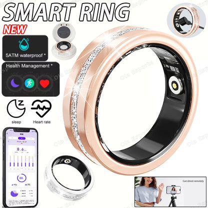 Diamond Fashion Women Smart Ring
