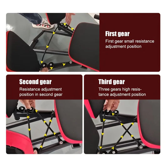 Home Hip and Thigh Exercise Equipment - Adjustable Resistance