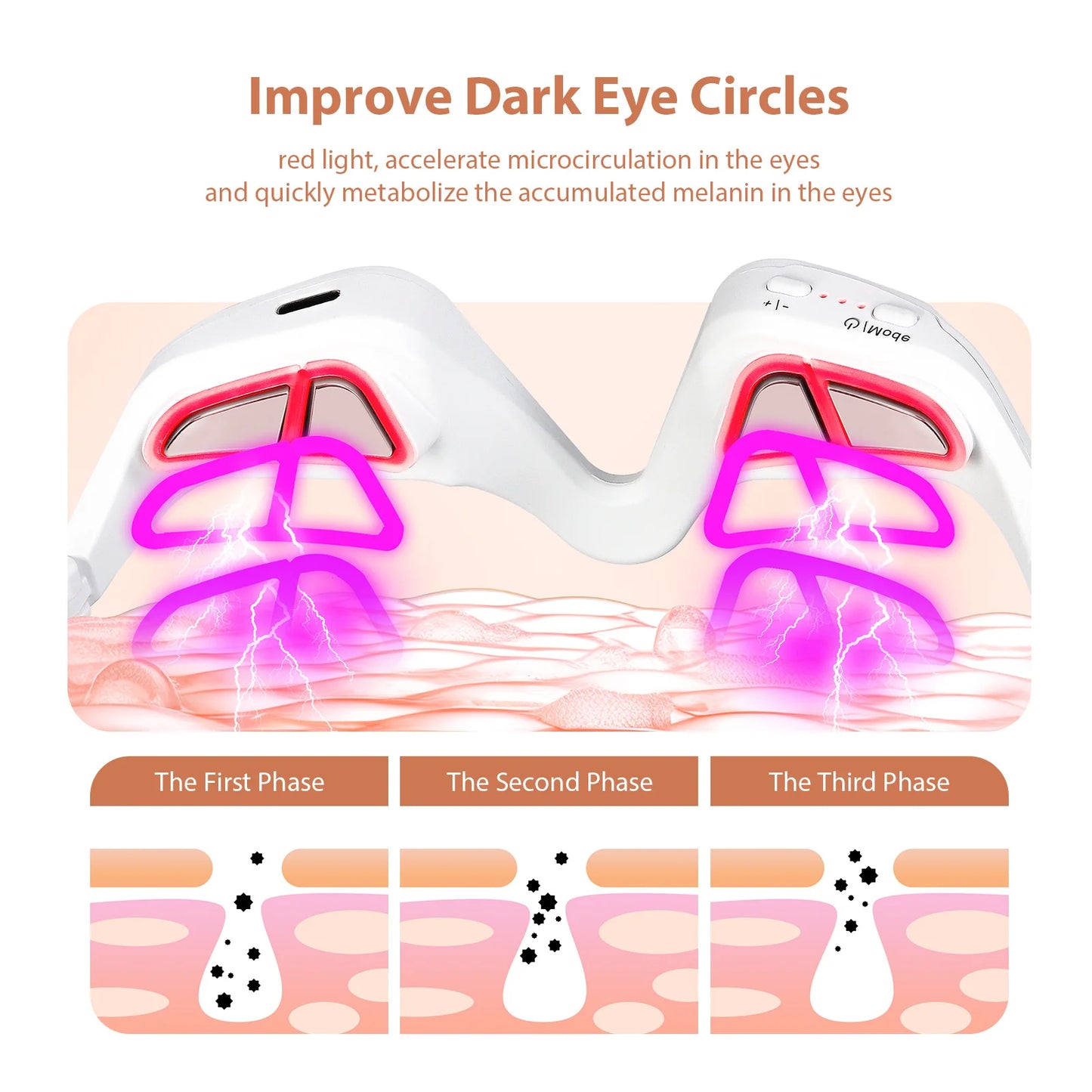 EMS Redlight Eye Massage Eyes Beauty Device